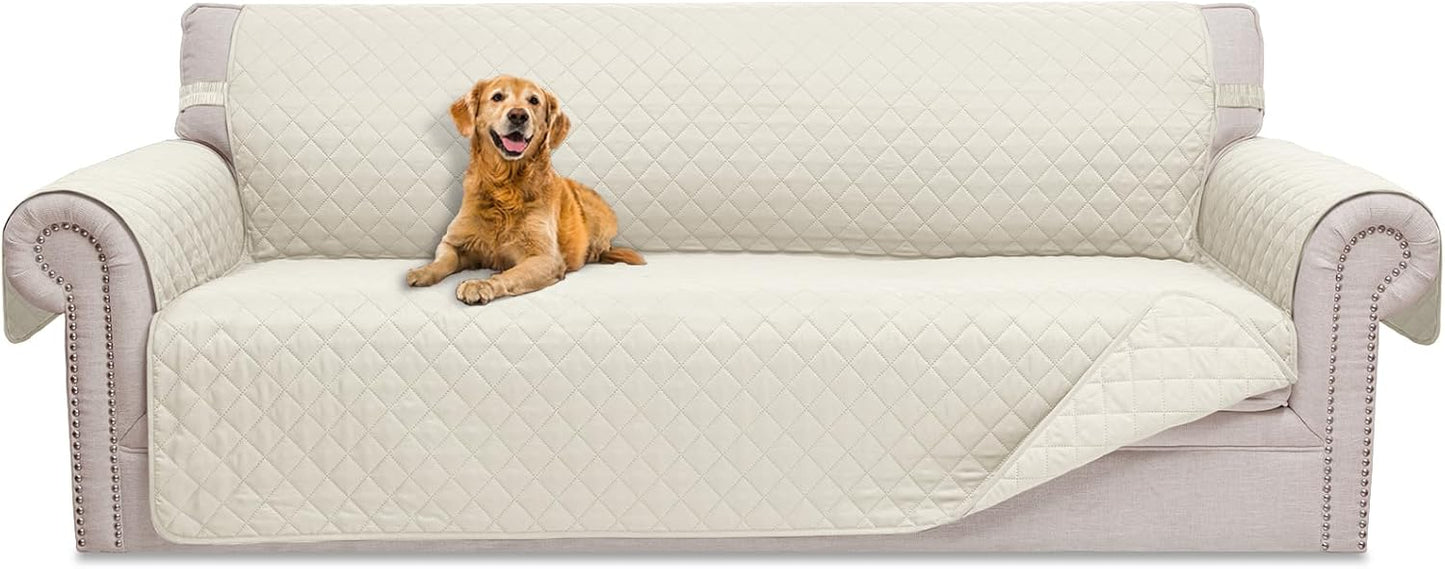 Couch Cover for Pets, Reversible Sofa Covers for 3 Cushion