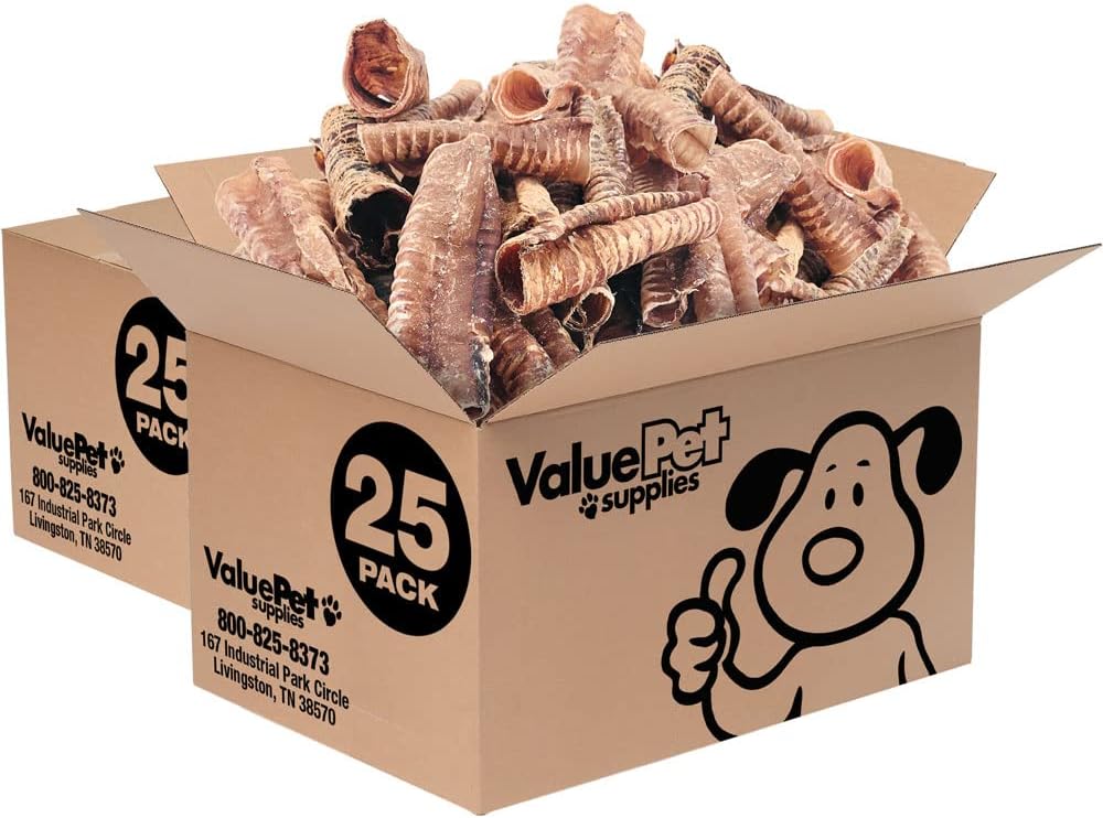 ValueBull Beef Trachea Chews for Dogs - Premium Natural Treats
