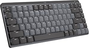 Logitech MX Mechanical Mini Bluetooth Keyboard for Quiet Typing