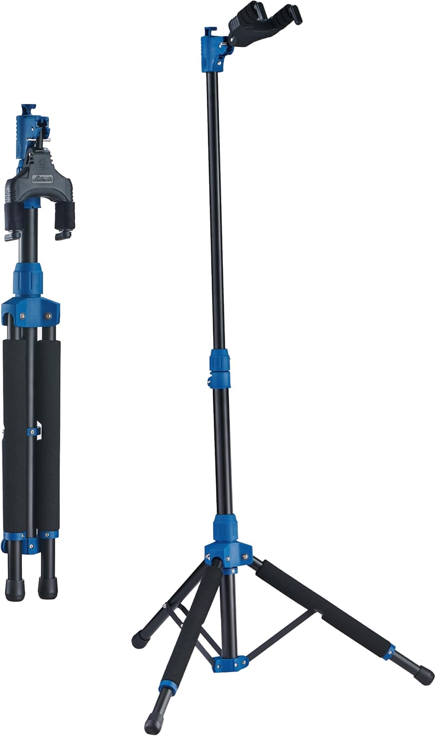 Salvori Foldable Guitar Stand: Secure Auto-Lock, Versatile for All Guitars