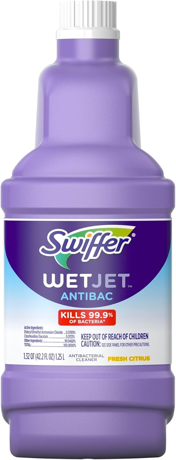 Swiffer WetJet Antibacterial Citrus Solution, 1.25L