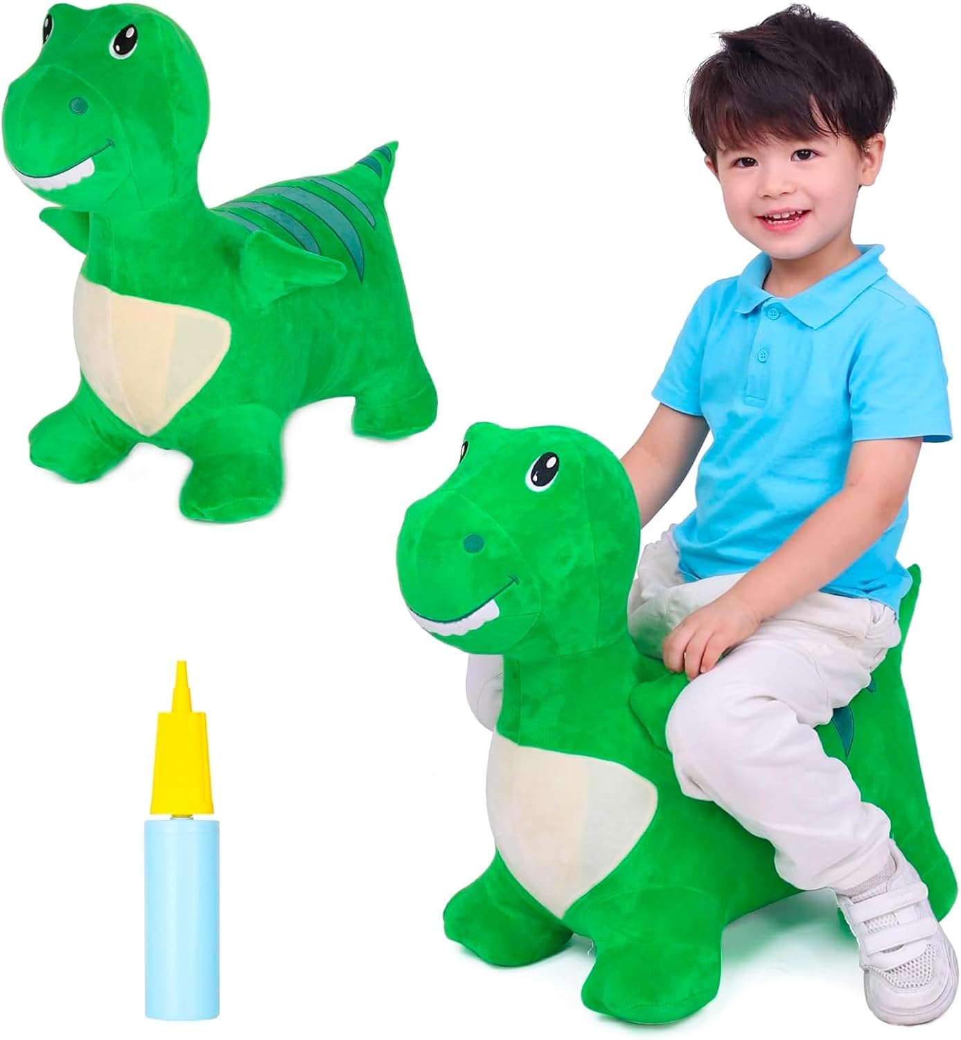 Bouncy Dinosaur Hopper Toys for 2 Year Olds - Fun & Safe