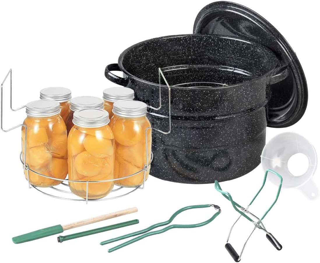 Granite Ware 8 Piece Enamelware Water Bath Canning Pot Kit