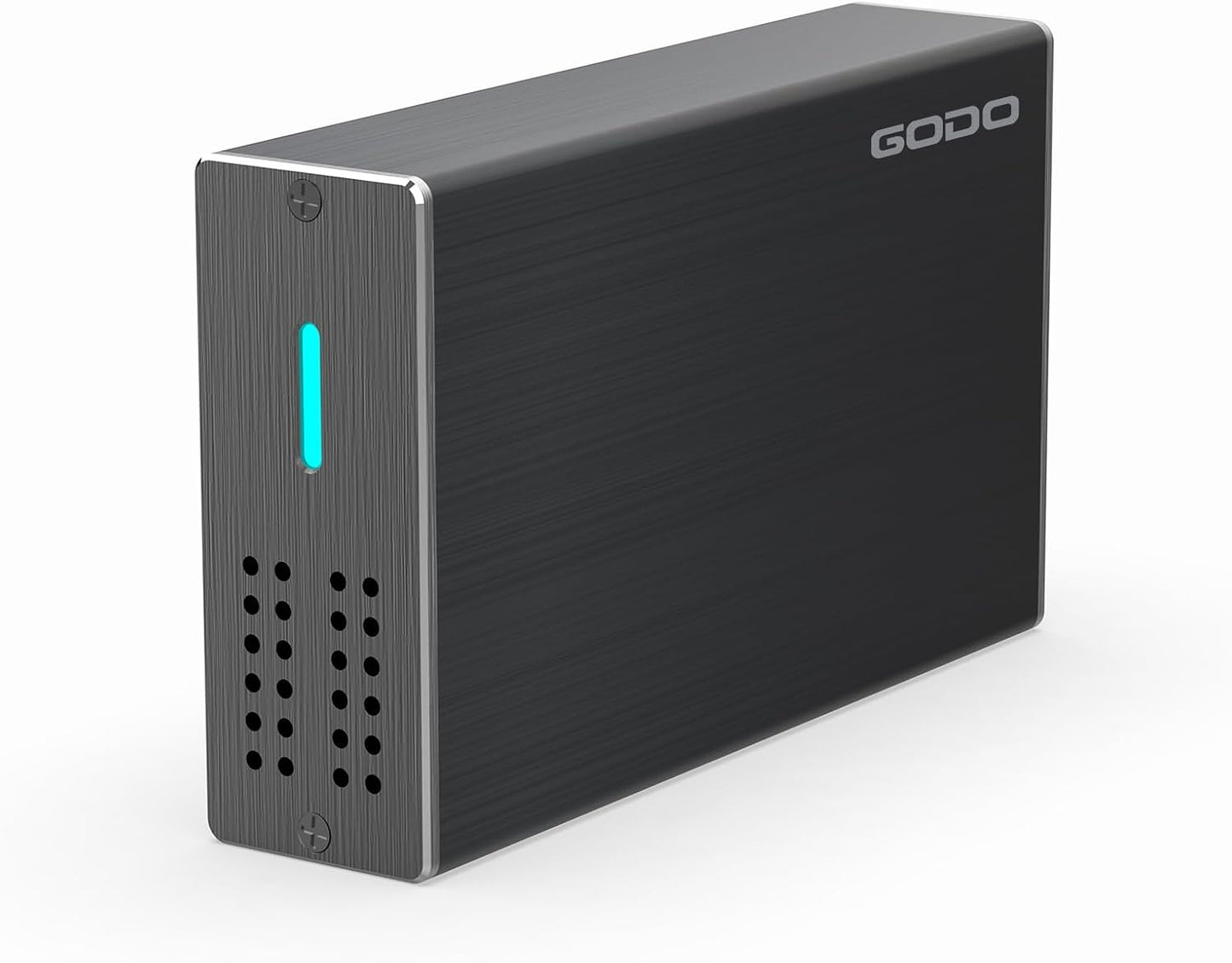 GODO Dual Bay RAID Enclosure: Max 16TB Capacity
