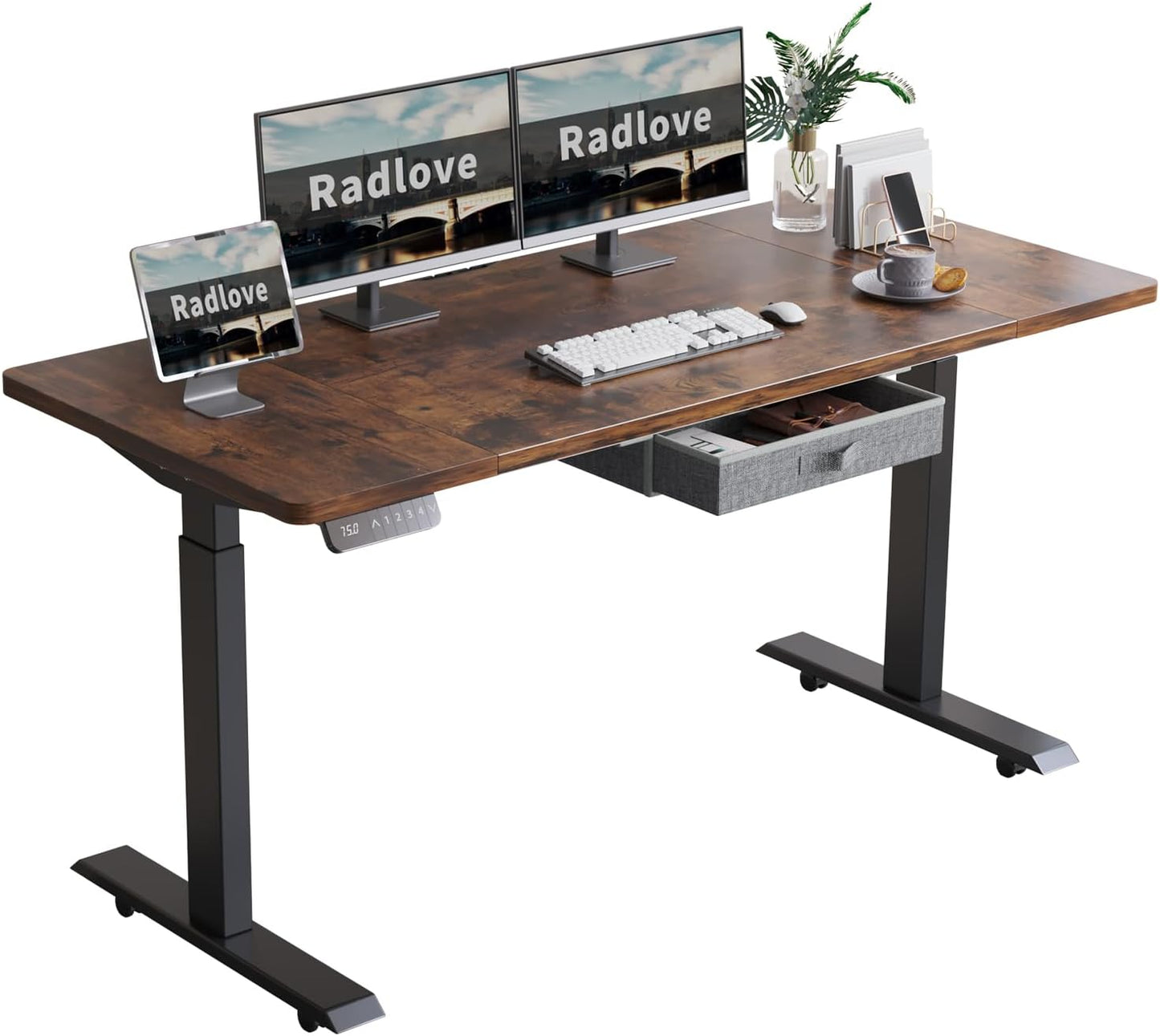 Radlove Dual Motor Electric Standing Desk - 4 Memory Settings