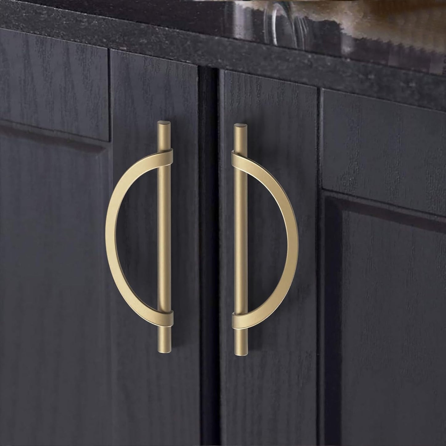 Stylish 5 Inch Brushed Gold Cabinet Pulls for Elegant Homes
