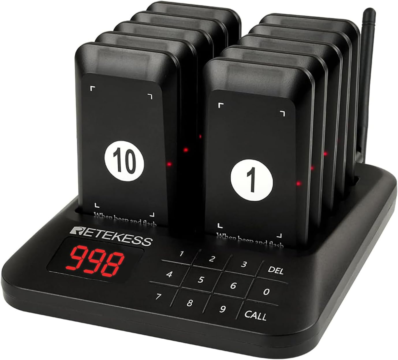 Retekess TD157 Vibrating Pager System for Restaurants and Bars