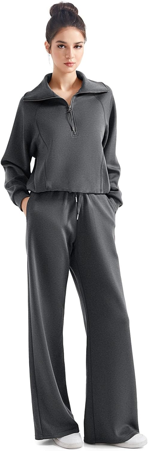 SUUKSESS Women 2 Piece Lounge Matching Set for Comfort and Style