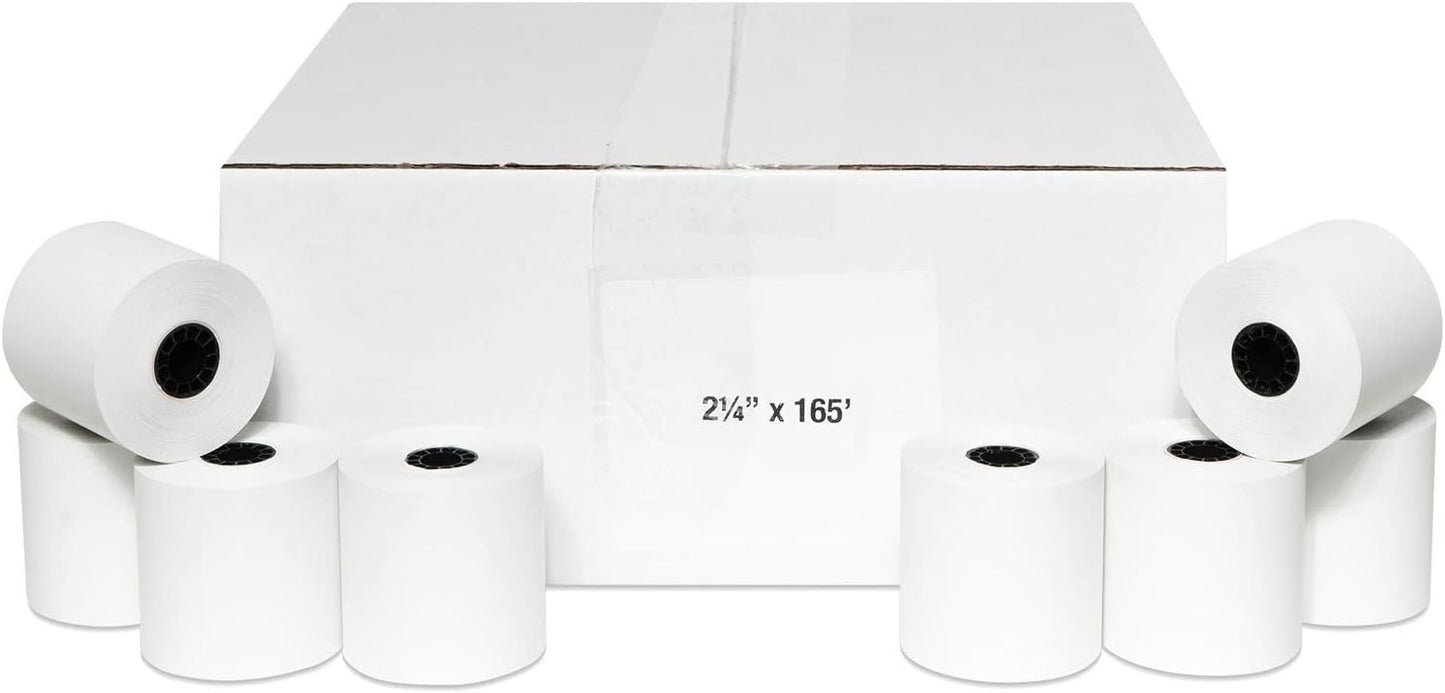 2-1/4 X 165 Thermal Paper Rolls for Sharp Cash Registers