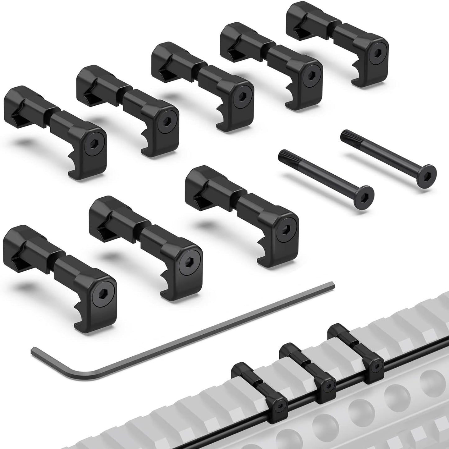 Guardtier Cable Management Clips - Keep Wires Organized