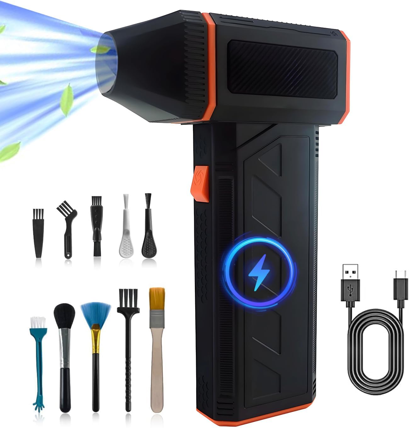 QUMOX Electric Air Duster - Blazing 130K RPM Jet Blower