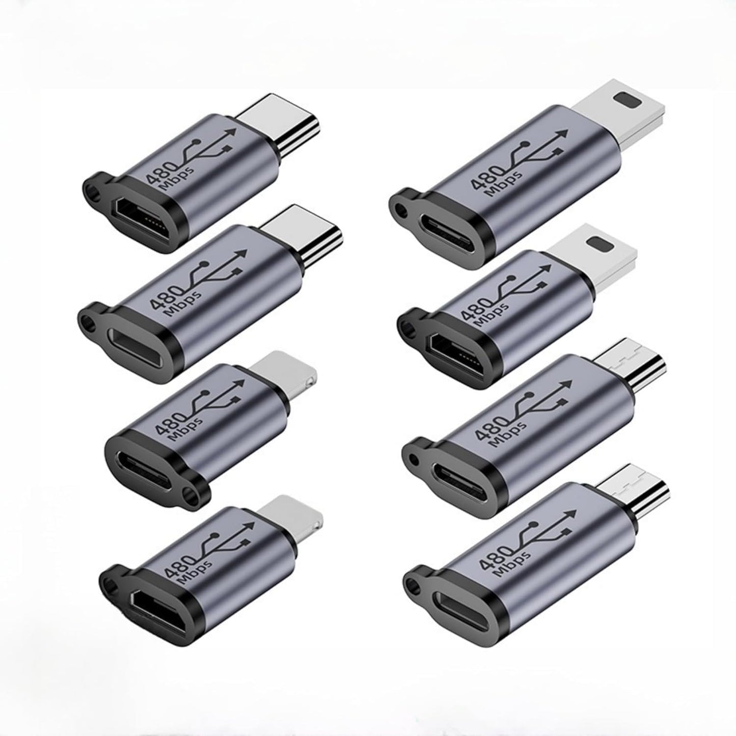 8-in-1 USB Adapter Kit - Fast Data Transfer for all Devices by Critin