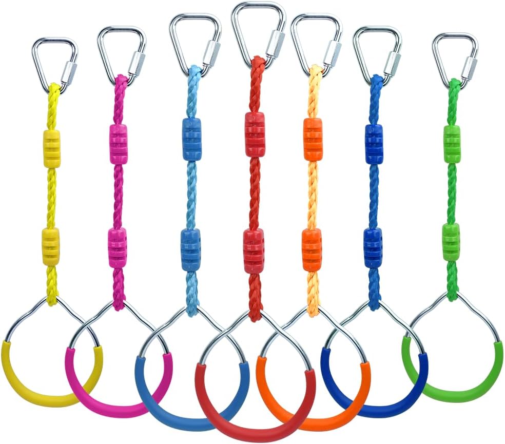Colorful Ninja Rings for Fitness and Fun Training Equipment
