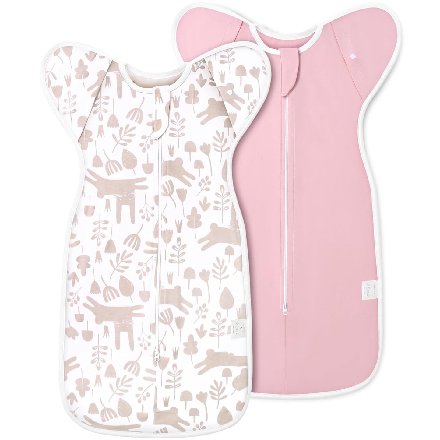 Newborn Swaddle Sleep Sack - Arms Up Design for Comfort