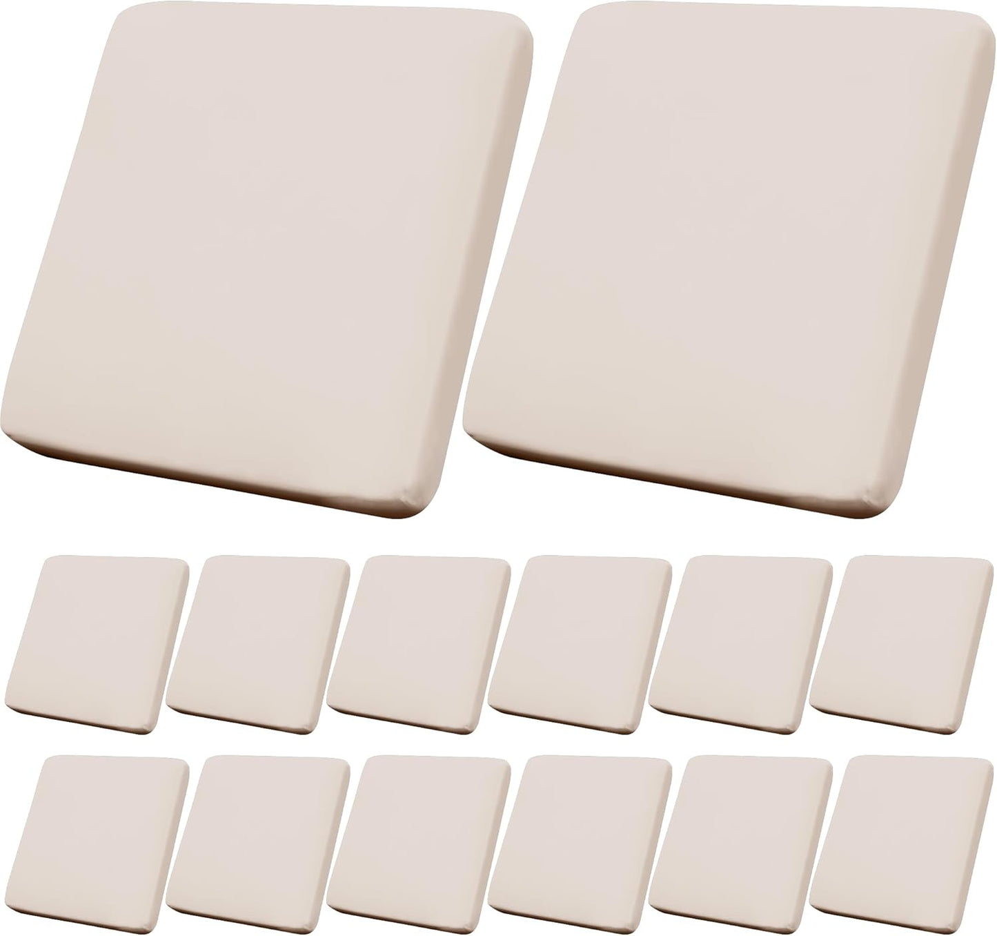 14Pcs Outdoor Cushion Covers Waterproof for Stylish Patios