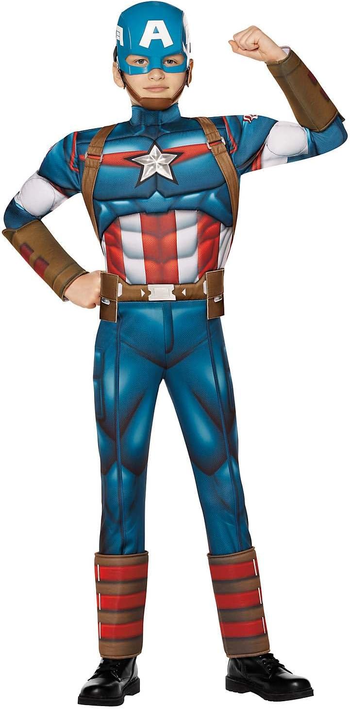 Officially Licensed Kids Captain America Costume for Avengers Fans