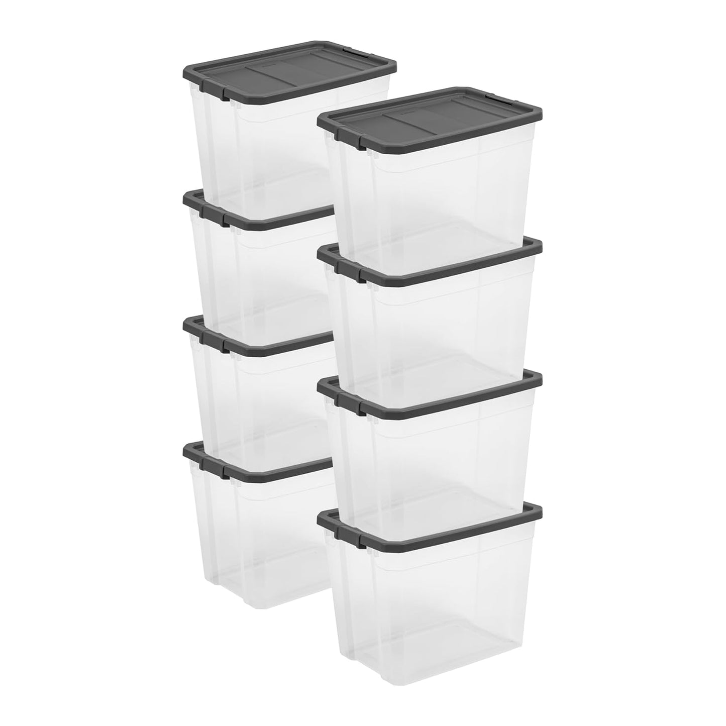 Sterilite 8-Pack Modular Stacker Box for Efficient Storage
