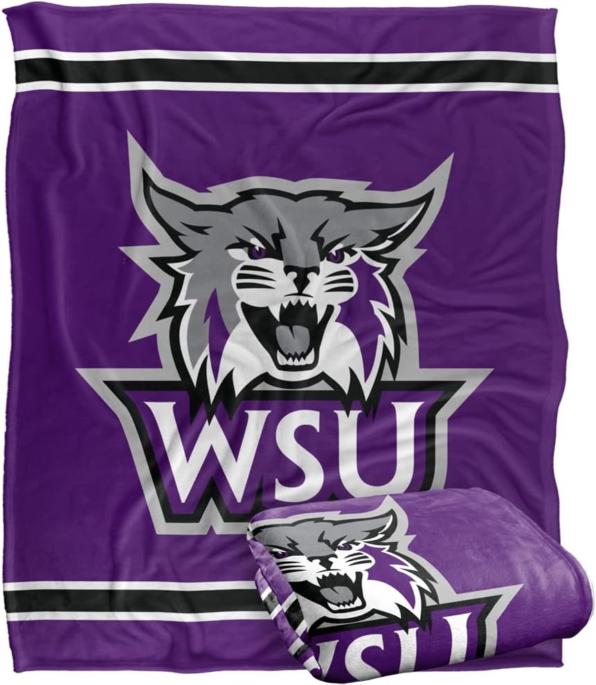 Weber State University Primary Logo Silky Touch Throw Blanket
