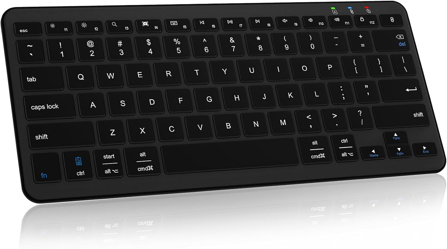Qulose Ultra-Slim Bluetooth Keyboard - Ergonomic & Rechargeable