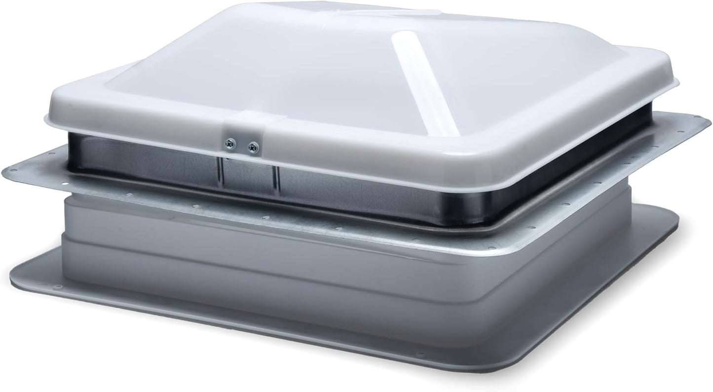 Heng's Standard Mount Universal Vent - Durable White Design