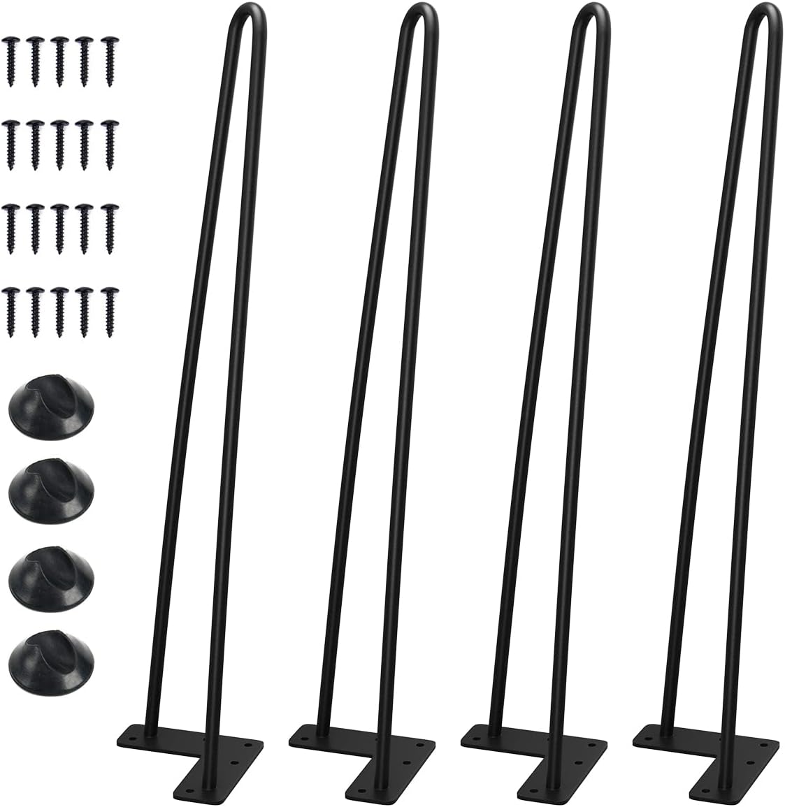 20 Inch Heavy Duty Hairpin Furniture Legs for DIY Projects
