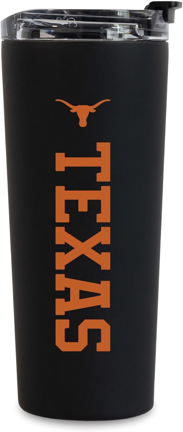 NCAA 24oz Stainless Steel Tumbler with Dual Functioning Lid