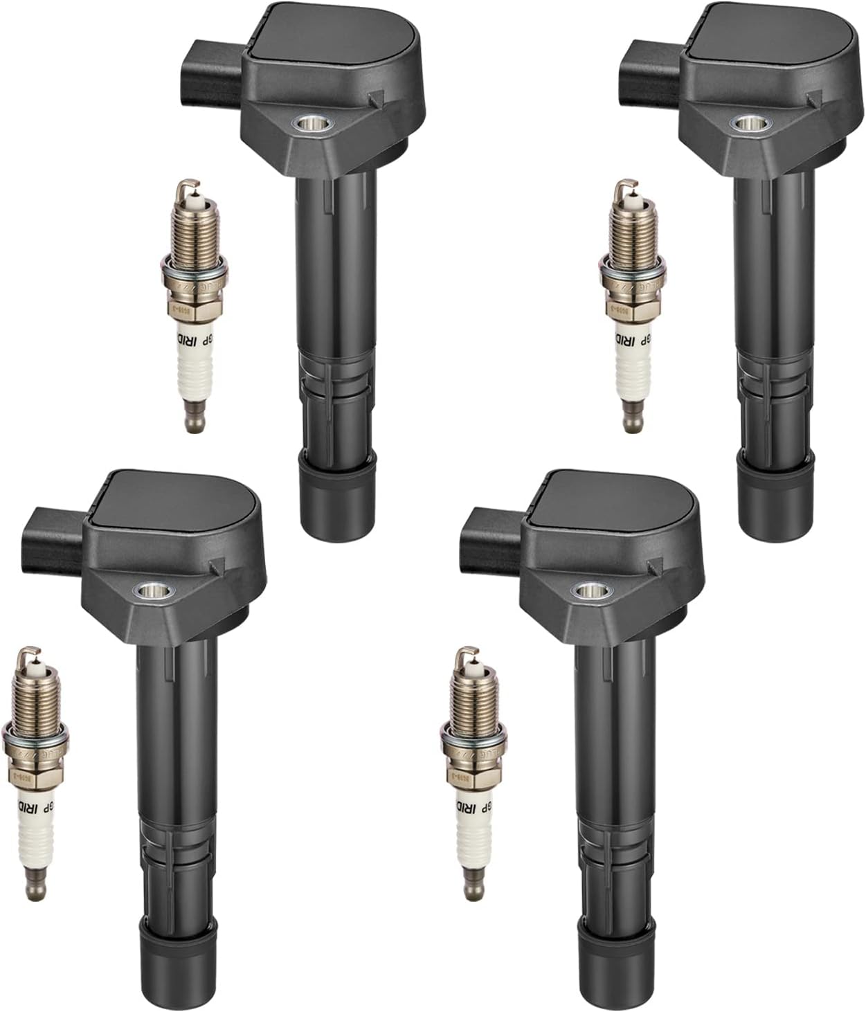 BDFHYK Ignition Coil Pack and Iridium Spark Plugs for Honda