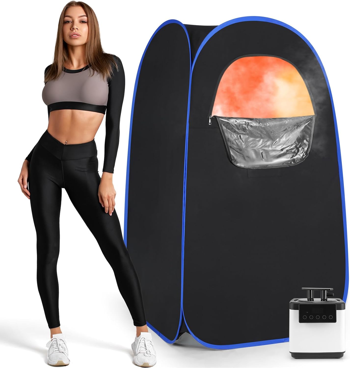 Portable Sauna Set | 1000W Steamer | Remote Control