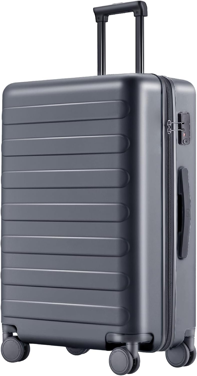NINETYGO Medium Checked Luggage 24 Inch with Smooth Spinner Wheels