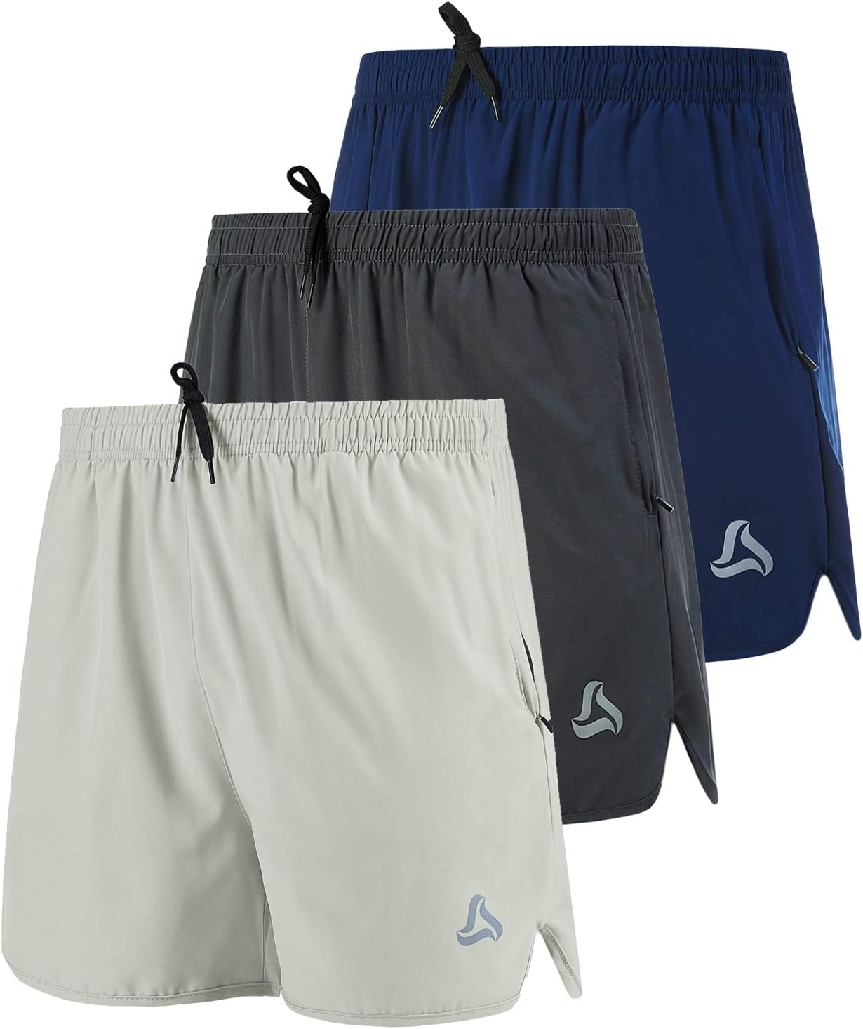 SILKWORLD Men's Running Stretch Quick Dry Shorts for Active Life