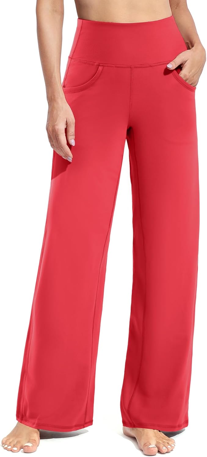 Promover Wide Leg Pants for Women - Comfortable Yoga Pants
