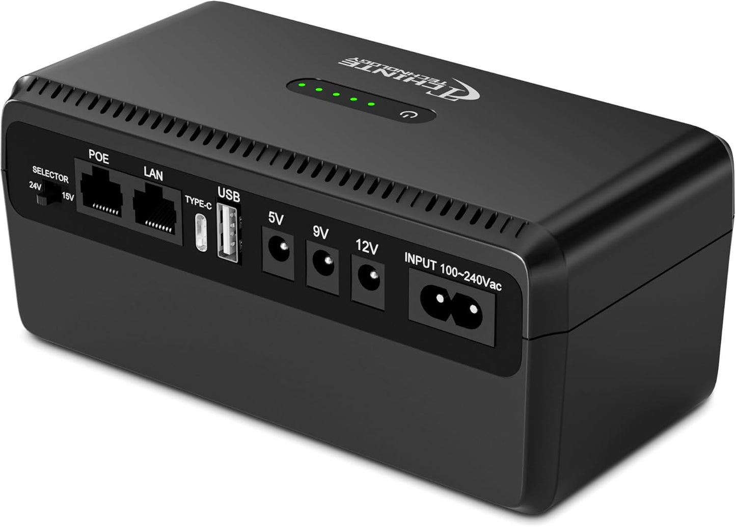 CHINTE Mini UPS 16000mAh for Router, Modem, and More