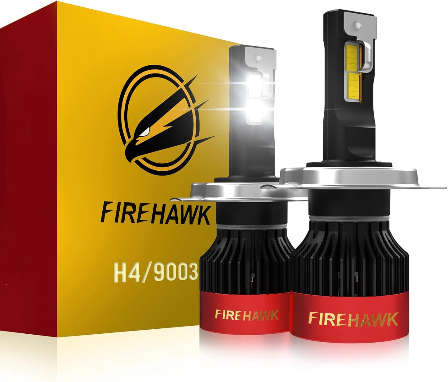 Firehawk H4/9003/HB2 LED Bulbs 70000LM 6000K Cool White Review
