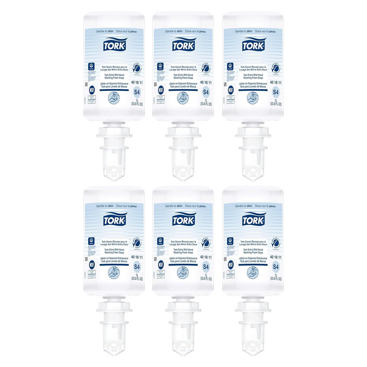 Tork Extra Mild Hand Washing Foam Soap S4, Fragrance Free 6L