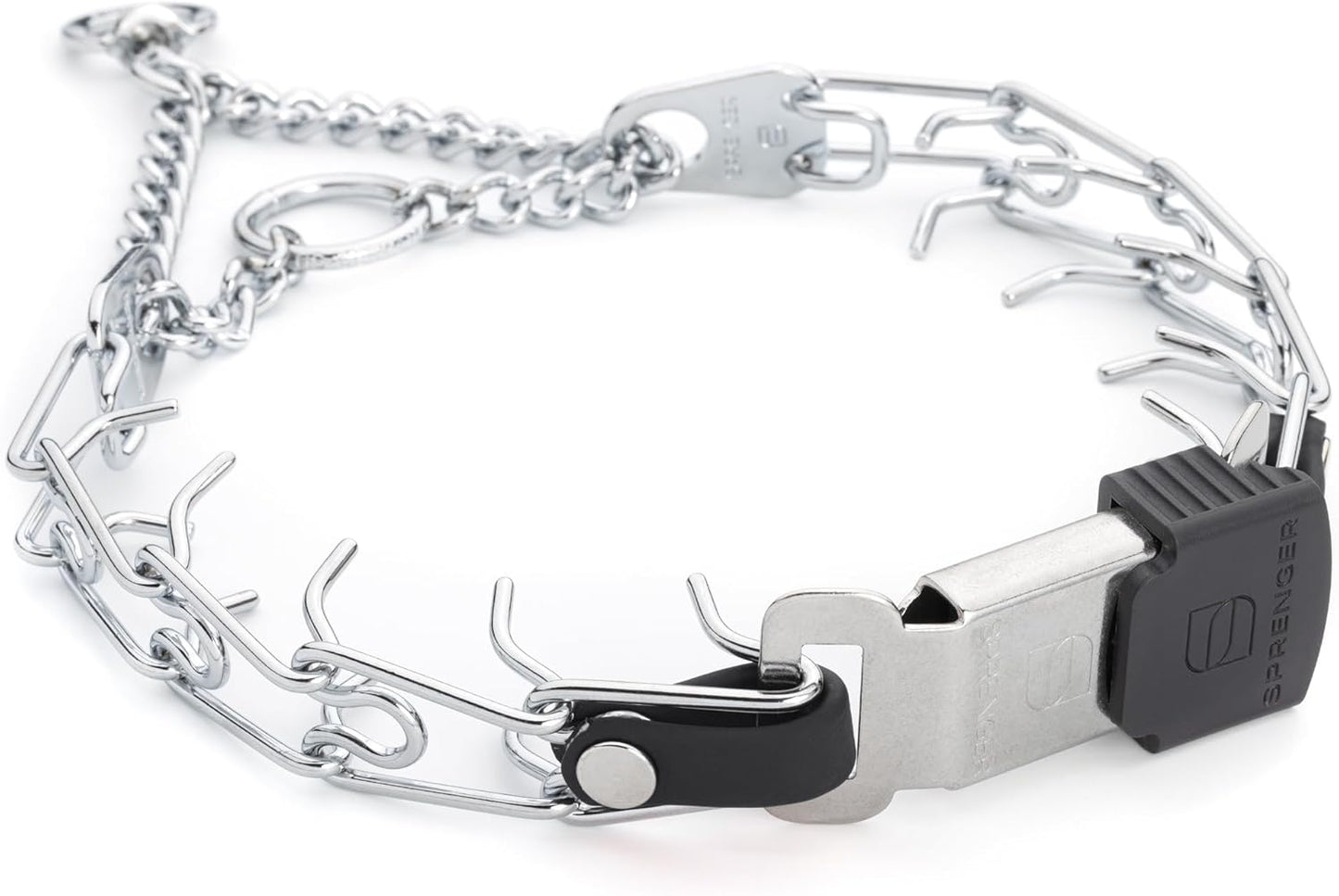 Herm Sprenger Chrome Plated Steel Dog Collar for Small Dogs