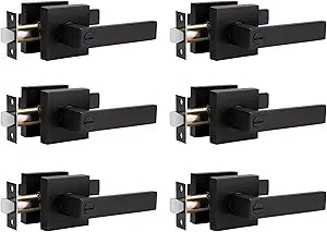 Privacy Door Lever with Lock for Bedroom and Bathroom Use