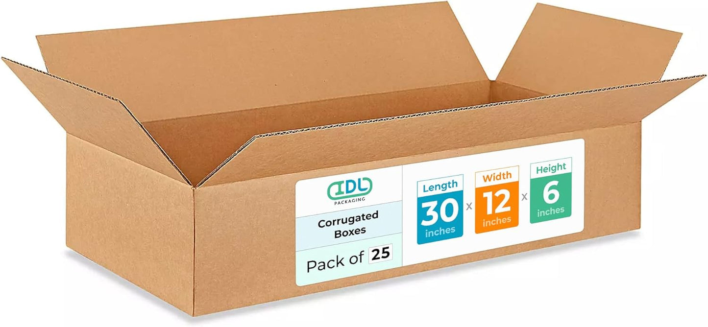 Large Shipping & Moving Boxes - Extra Strength Corrugated Cardboard