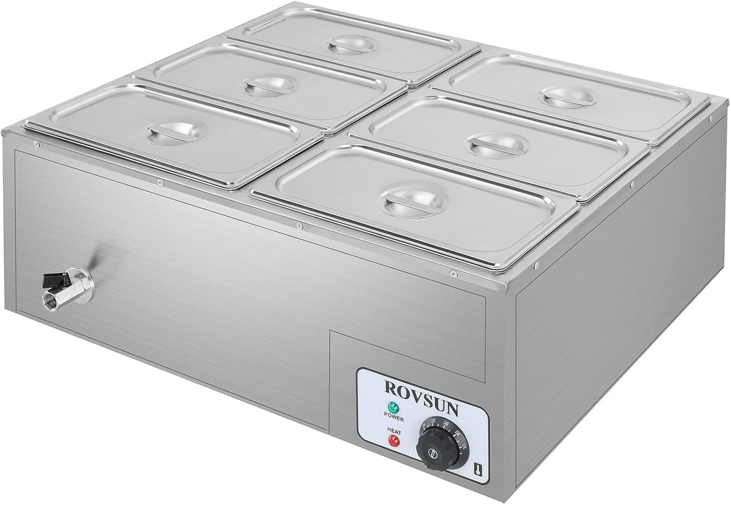 ROVSUN 42.3QT Electric Food Warmer for Buffets and Catering