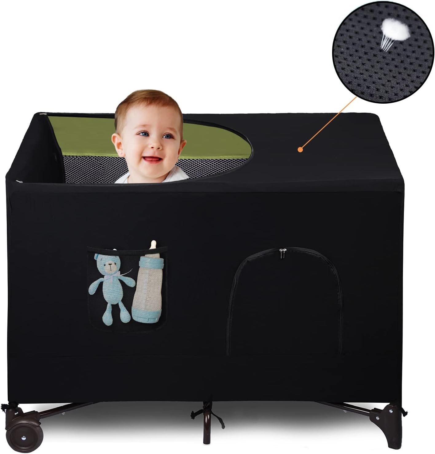 Portable Blackout Crib Tent - Travel in Darkness!