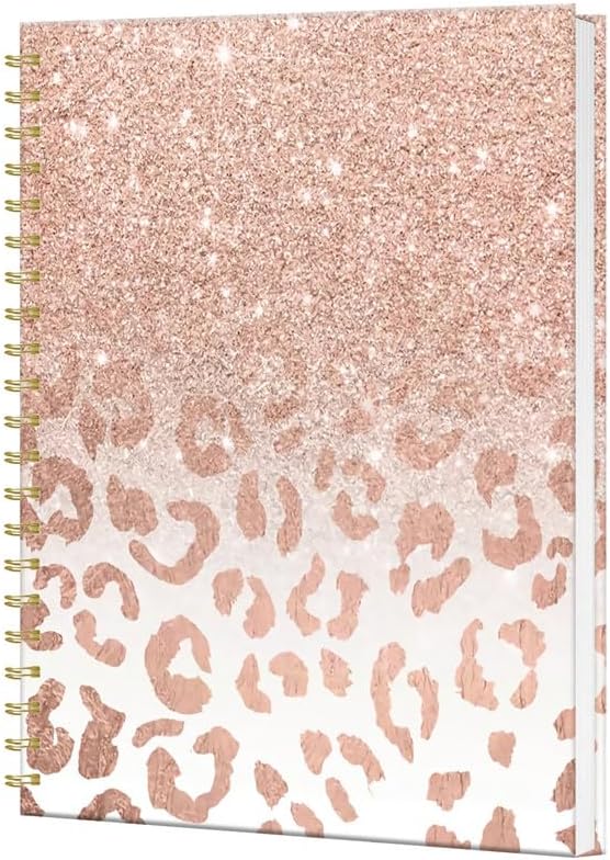iampanda Rose Gold College Ruled Journal