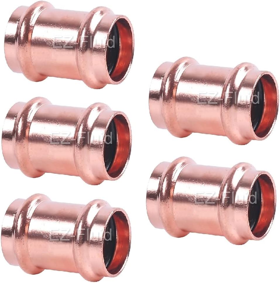 EZ-FLUID Heavy Duty 1 Press Slip Coupling for Plumbing Needs