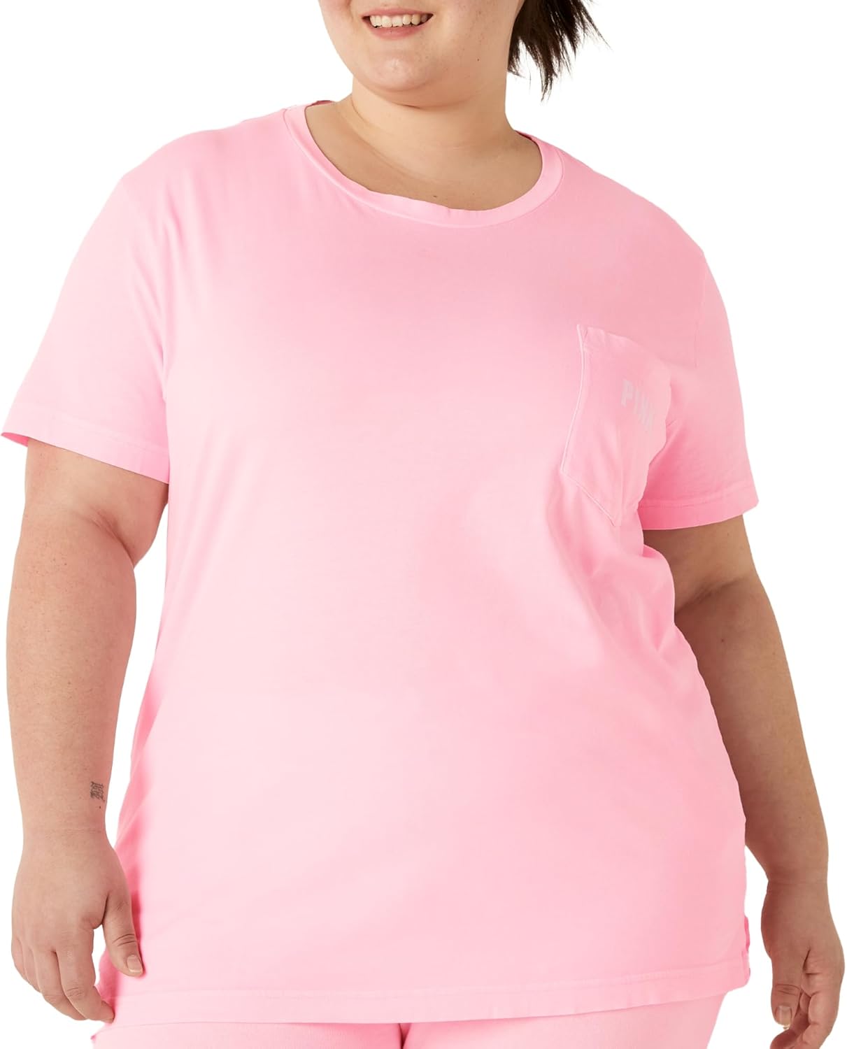 Victoria's Secret Pink Cotton Short Sleeve Campus T Shirt Review