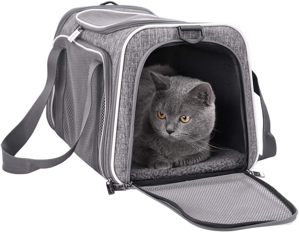 Top Load Cat Carrier Bag for Medium Cats and Small Dogs