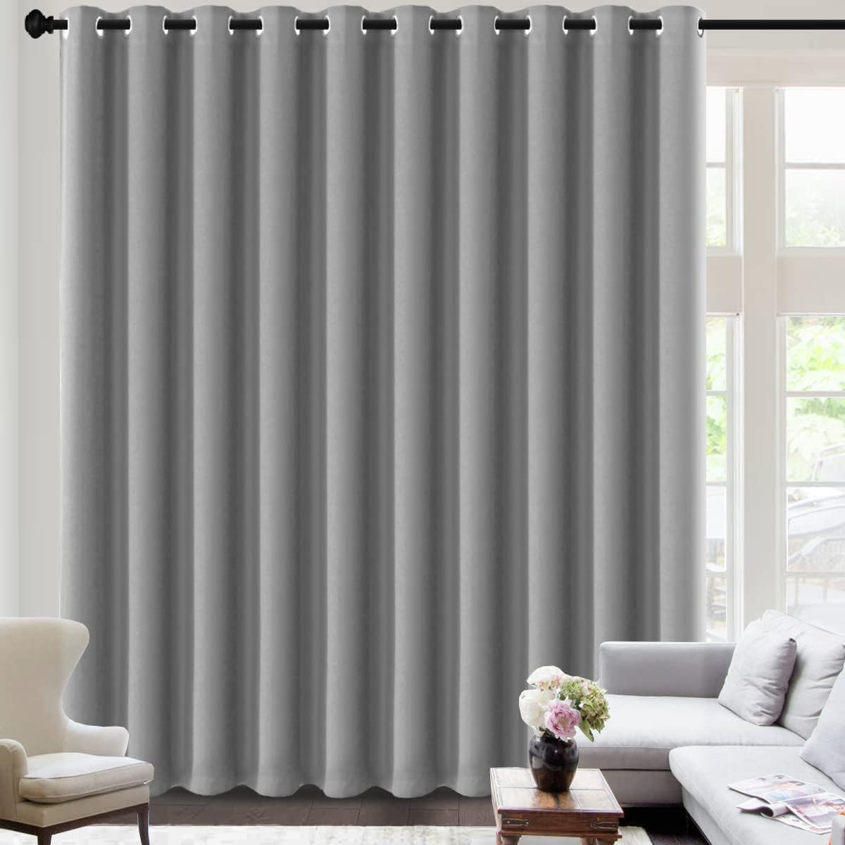 H.VERSAILTEX Blackout Curtains for Sliding Glass Door Privacy