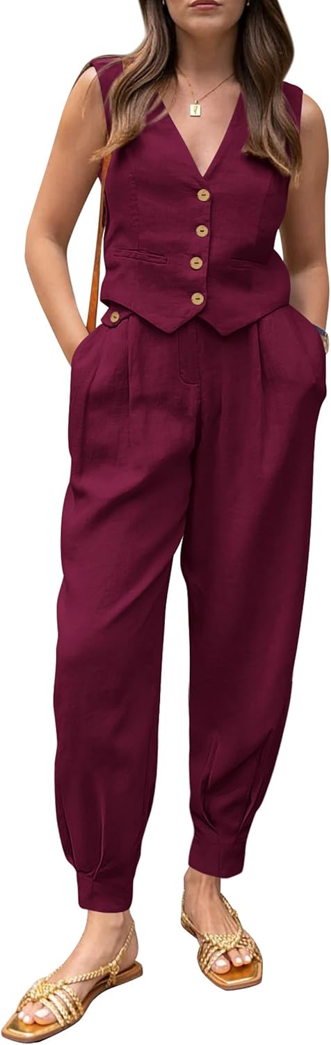 PRETTYGARDEN Women's Summer Two Piece Outfits for Stylish Comfort