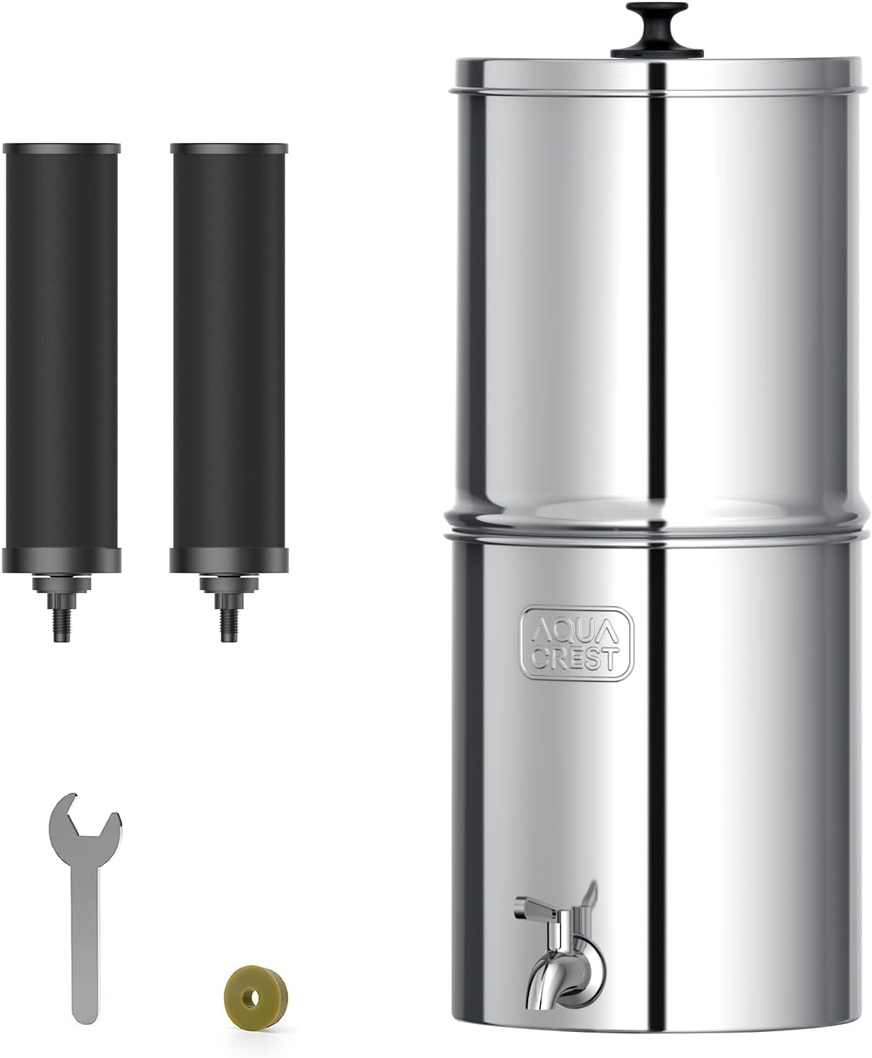 AQUA CREST Gravity Water Filter System for Clean Water Anywhere