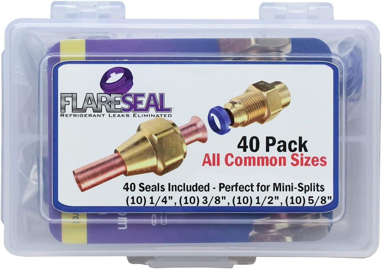 40 Pack Starter Leak Free SAE Flare Fitting for Refrigeration