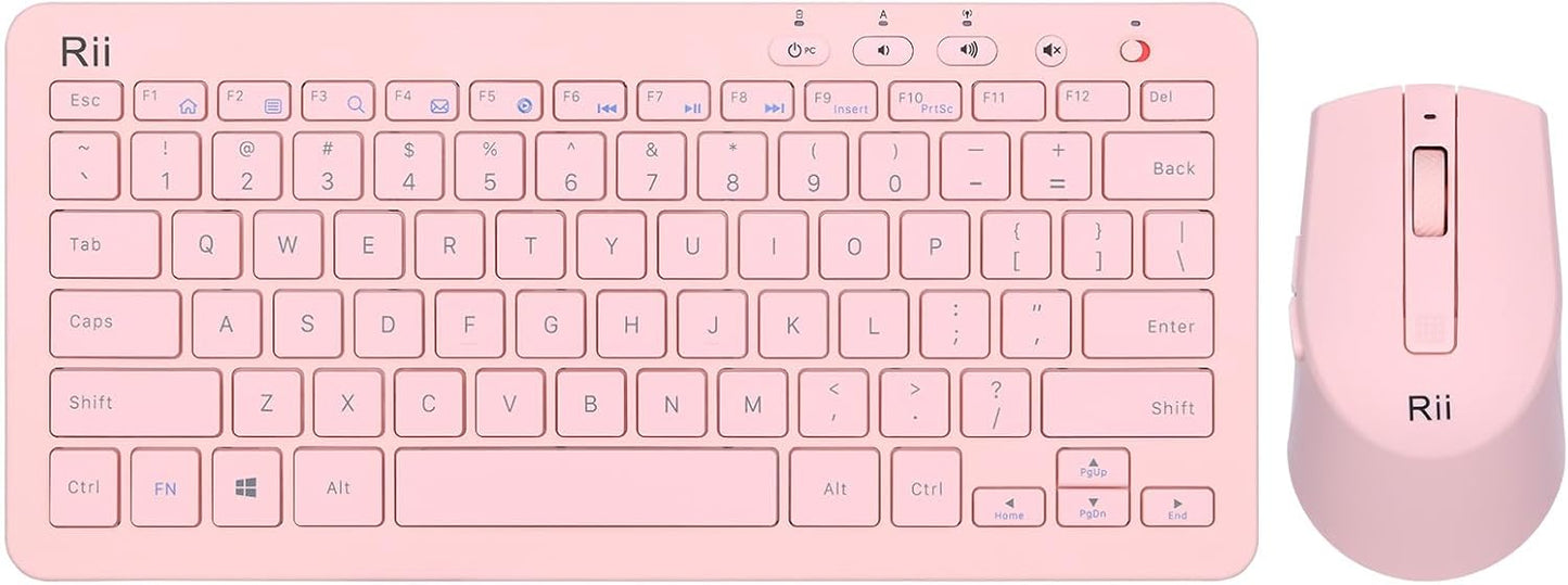 Ultra-Slim Wireless Keyboard and Mouse Combo - Efficient Office Setup