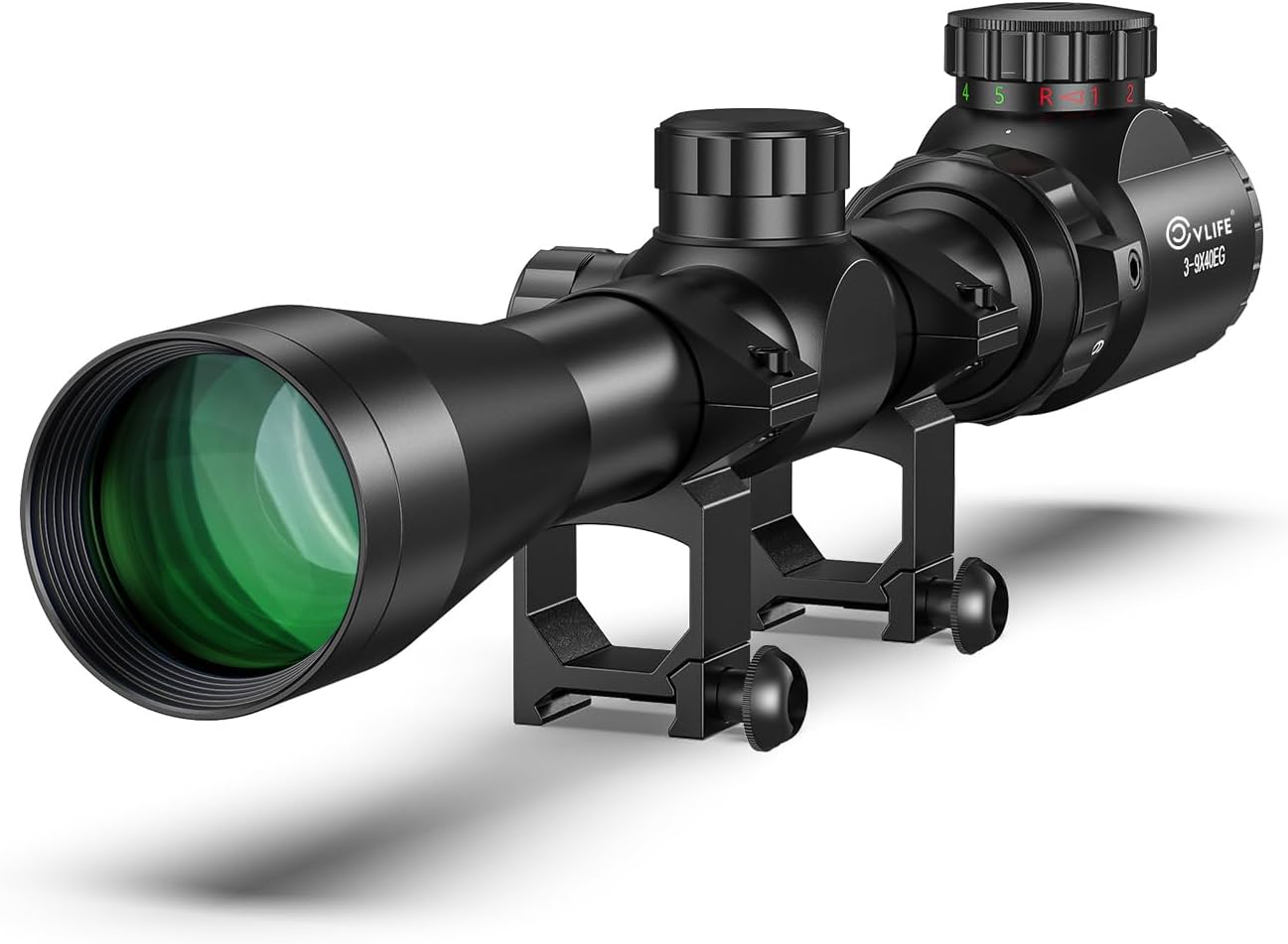 CVLIFE 3-9x40 Rifle Scope with Illuminated Reticle for Hunting