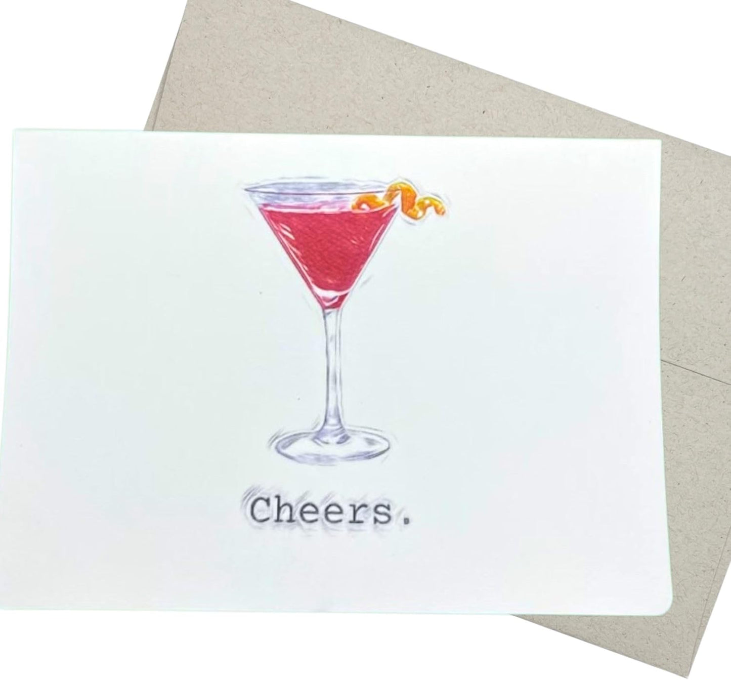 Cosmopolitan Greeting Card - Elegant & Versatile (7x5, Blank Inside)